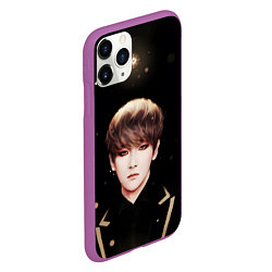 Чехол iPhone 11 Pro матовый Byun Baek hyun, цвет: 3D-фиолетовый — фото 2