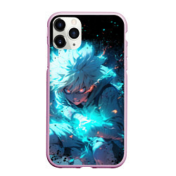 Чехол iPhone 11 Pro матовый Аура киллуа - hunter x hunter, цвет: 3D-розовый