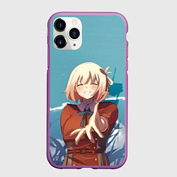 Чехол iPhone 11 Pro матовый Sweet Chisato Nishikigi - Lycoris Recoil