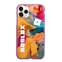 Чехол iPhone 11 Pro матовый Roblox Logo Color