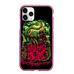 Чехол iPhone 11 Pro матовый Bring me the horizon dinosaurs