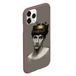Чехол iPhone 11 Pro матовый Король Тимоти, цвет: 3D-коричневый — фото 2