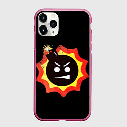 Чехол iPhone 11 Pro матовый Serious Sam logo