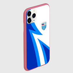 Чехол iPhone 11 Pro матовый Волгоградский ротор - клуб, цвет: 3D-малиновый — фото 2