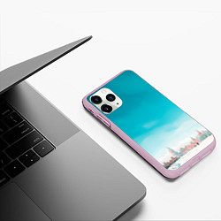 Чехол iPhone 11 Pro матовый Нейрокремль, цвет: 3D-розовый — фото 2