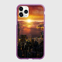 Чехол iPhone 11 Pro матовый Китай - Гон конг