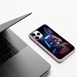 Чехол iPhone 11 Pro матовый Bonnie FNAF, цвет: 3D-розовый — фото 2