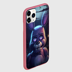 Чехол iPhone 11 Pro матовый Bonnie FNAF, цвет: 3D-малиновый — фото 2