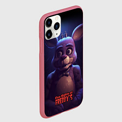 Чехол iPhone 11 Pro матовый Напуганный Бонни, цвет: 3D-малиновый — фото 2