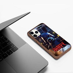 Чехол iPhone 11 Pro матовый Five Nights at Freddys Bonnie, цвет: 3D-коричневый — фото 2