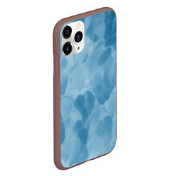 Чехол iPhone 11 Pro матовый Текстура льда, цвет: 3D-коричневый — фото 2