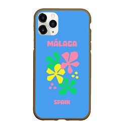 Чехол iPhone 11 Pro матовый Малага - Испания