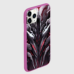 Чехол iPhone 11 Pro матовый Кибер кости, цвет: 3D-фиолетовый — фото 2