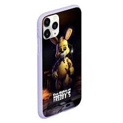 Чехол iPhone 11 Pro матовый Spring Bonnie Five Nights at Freddys, цвет: 3D-светло-сиреневый — фото 2