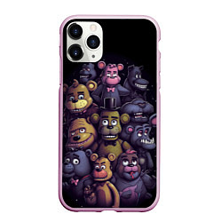 Чехол iPhone 11 Pro матовый Five Nights at Freddys art