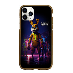 Чехол iPhone 11 Pro матовый Five Nights at Freddys horror