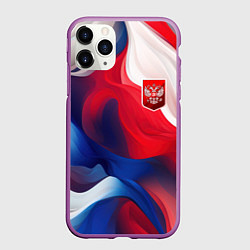 Чехол iPhone 11 Pro матовый Красный герб России