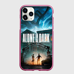 Чехол iPhone 11 Pro матовый Особняк Alone in the dark