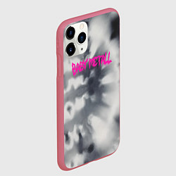 Чехол iPhone 11 Pro матовый Тай дай baby metall, цвет: 3D-малиновый — фото 2