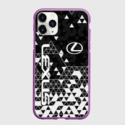 Чехол iPhone 11 Pro матовый Лексус - распад