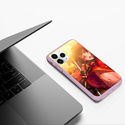 Чехол iPhone 11 Pro матовый Коносуба Мэгумин, цвет: 3D-розовый — фото 2