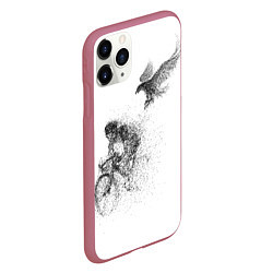 Чехол iPhone 11 Pro матовый Скорость,моя стихия, цвет: 3D-малиновый — фото 2