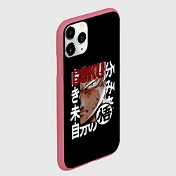 Чехол iPhone 11 Pro матовый Манга блич, цвет: 3D-малиновый — фото 2