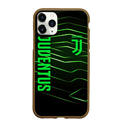 Чехол iPhone 11 Pro матовый Juventus 2 green logo