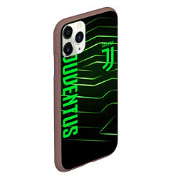 Чехол iPhone 11 Pro матовый Juventus 2 green logo, цвет: 3D-коричневый — фото 2