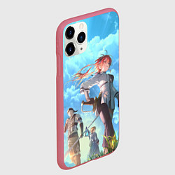 Чехол iPhone 11 Pro матовый Реинкарнация безработного - персонажи, цвет: 3D-малиновый — фото 2