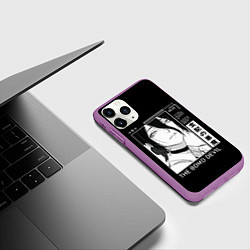 Чехол iPhone 11 Pro матовый Резе модель - Человек бензопила, цвет: 3D-фиолетовый — фото 2