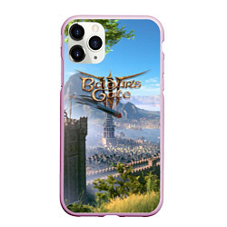 Чехол iPhone 11 Pro матовый Врата Балдура - Baldurs Gate 3, цвет: 3D-розовый