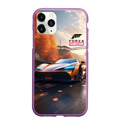 Чехол iPhone 11 Pro матовый Forza Horison осенний пейзаж