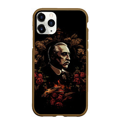 Чехол iPhone 11 Pro матовый Портрет Дон Вито Корлеоне