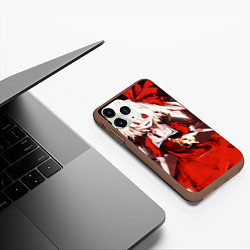 Чехол iPhone 11 Pro матовый Touhou Project Flandre Scarlet, цвет: 3D-коричневый — фото 2