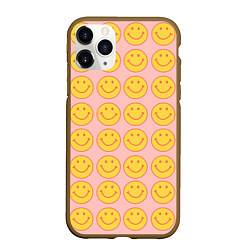 Чехол iPhone 11 Pro матовый Smiley