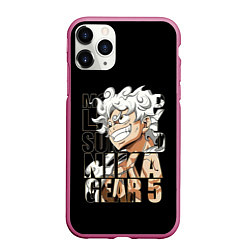 Чехол iPhone 11 Pro матовый Luffy Gear 5 Луффи