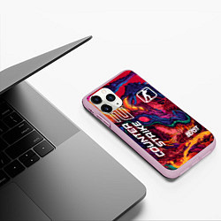 Чехол iPhone 11 Pro матовый CS 2 hyper beast, цвет: 3D-розовый — фото 2