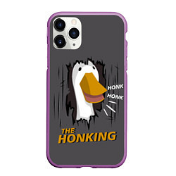 Чехол iPhone 11 Pro матовый The honking, цвет: 3D-фиолетовый