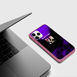 Чехол iPhone 11 Pro матовый Blackpink art, цвет: 3D-малиновый — фото 2