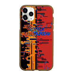Чехол iPhone 11 Pro матовый Киберпанк - Cyber Bastards, цвет: 3D-коричневый