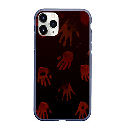 Чехол iPhone 11 Pro матовый Кровавые ладони