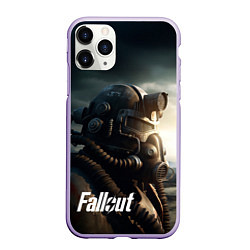 Чехол iPhone 11 Pro матовый Fallout man game