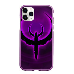 Чехол iPhone 11 Pro матовый Quake фиолетовый