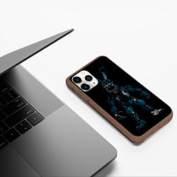 Чехол iPhone 11 Pro матовый Бонни во тьме, цвет: 3D-коричневый — фото 2