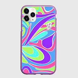 Чехол iPhone 11 Pro матовый Костюм Barbie Totally Ultra Hair brunette, цвет: 3D-фиолетовый