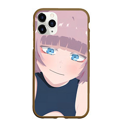 Чехол iPhone 11 Pro матовый Песнь ночных сов Надзуна Нанакуса, цвет: 3D-коричневый
