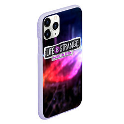 Чехол iPhone 11 Pro матовый Life is strange night city, цвет: 3D-светло-сиреневый — фото 2
