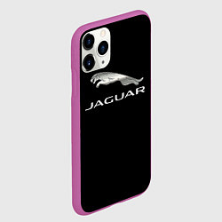 Чехол iPhone 11 Pro матовый Jaguar sport brend, цвет: 3D-фиолетовый — фото 2