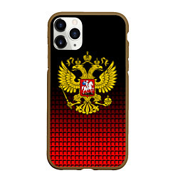 Чехол iPhone 11 Pro матовый Русский мир